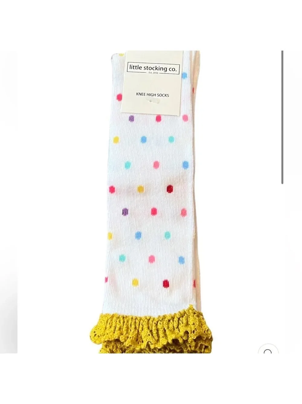 Bundle of 2  high knee lace socks